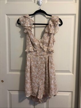 Floral V‑Neck Romper